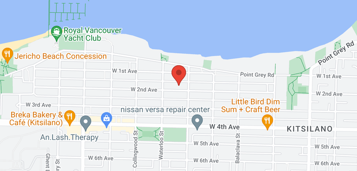 map of 3331 W 2ND AVENUE